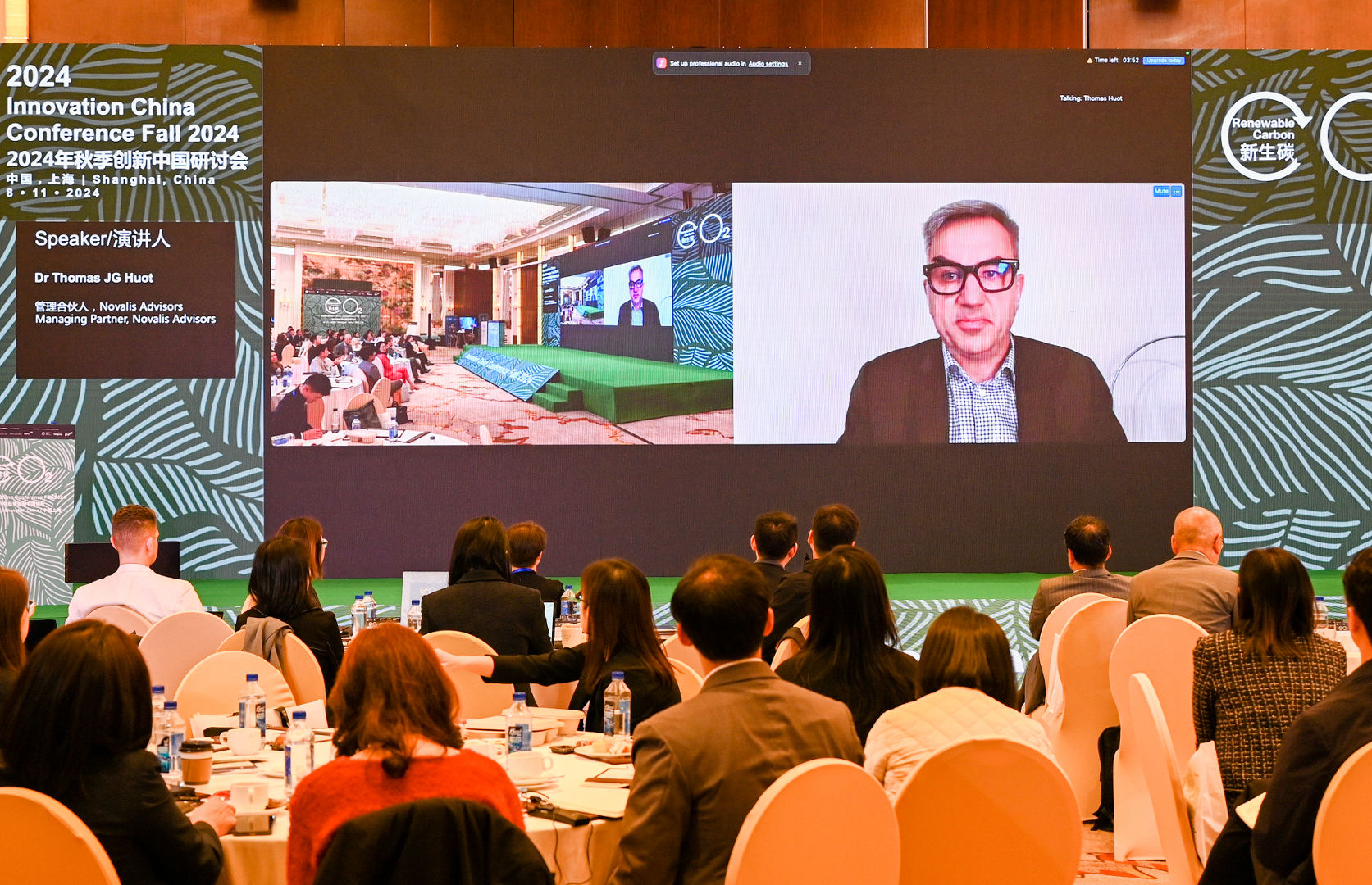 Dr Thomas JG Huot speaking