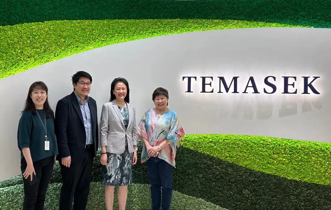 CM Venture Capital meeting with partners at Temasek