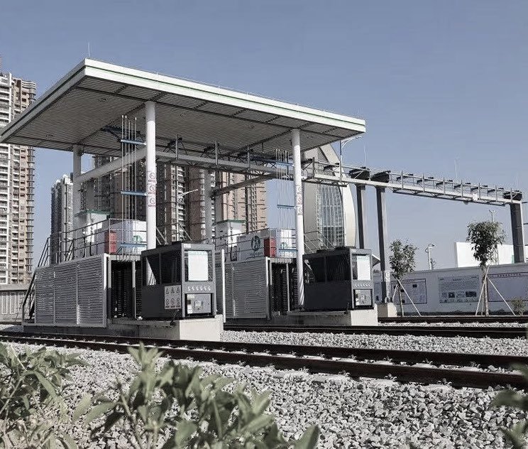 A hydrogen refuelling station built with Guofu equipment