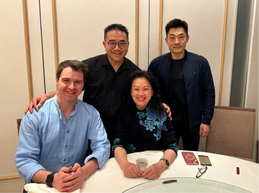 CM Venture Capital Partner Dr. Min Zhou and the Happiness Capital team